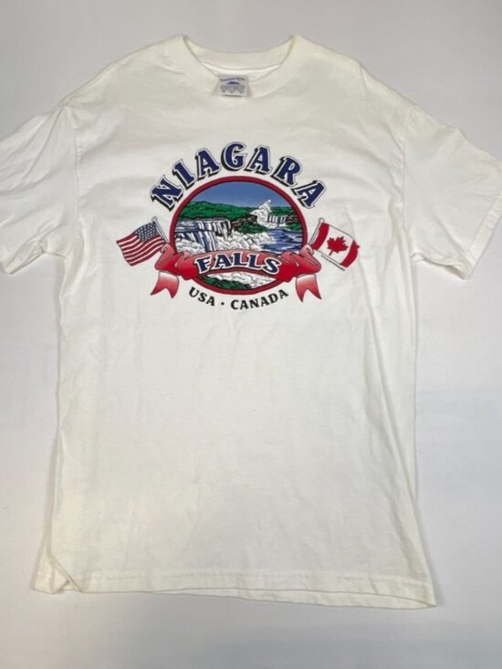 Tennessee River Other - Vintage Tennessee River Niagara Falls Graphic T-Shirt Men Medium White USA